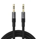 Кабель ACEFAST 3.5mm AUX audio adapter cable J10 |1.2m| Black - изображение 1