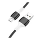 Кабель USB Borofone BX84 Micro 2.4A Чорний - зображення 1