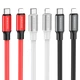 Кабель USB Borofone BX82 Extra Durable 20W PDType C to Lightning 3A 1m Красный - изображение 3