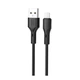 Кабель XO NB230 Rock Series Type-C 3A Чорний - зображення 1