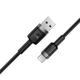 Кабель ACEFAST USB-A to USB-C алюмінієвий alloy charging data cable C22-04 |1.2m, 3A| Black - зображення 3