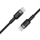Кабель ACEFAST USB-C to USB-C алюмінієвий alloy charging data cable C22-03 |1.2m, 60W/3A| Black - зображення 4