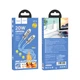 Кабель USB Hoco U113 Solid PD20W Silicone Type-C to Lightning Золотий - изображение 3