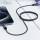 Кабель ACEFAST USB-A to USB-C |1.2m, 3A| Black - зображення 4
