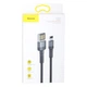 Кабель USB Baseus CALKLF-G USB to Lightning 2.4A Серо-Черный - изображение 2