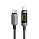Кабель ACEFAST USB-C to USB-C fantasy color series braided Charging data cable C21-03 |1.2m, 60W/3A| Black - зображення 1