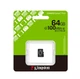 Карта пам'яті microSDXC Kingston Canvas Select Plus 64GB UHS-I A1 чорний для фото та відео - зображення 4