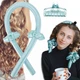 Мягкие бигуди для завивки волос 95 см атлас пена цвет рандом комплект 2 резинки заколка - изображение 1