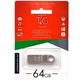 USB флешка 64Гб Metal 026 алюминиевый корпус для хранения и переноса данных стальной цвет - изображение 2
