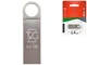USB флешка 64Гб Metal 026 алюминиевый корпус для хранения и переноса данных стальной цвет - изображение 4