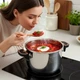 Кастрюля-скороварка 6 л из нержавеющей стали для индукционной плиты с герметичной крышкой - изображение 5