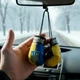 Боксерські рукавички 10 см зі штучної шкіри для ключів та авто. - зображення 3