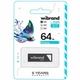USB флеш накопитель 64 Гб Wibrand Stingray серый металл для хранения данных - изображение 2