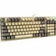 Ігрова механічна клавіатура TWolf T50 Blue Switch USB RGB білий 104 кнопки корпус ABS 12 режимів підсвічування - зображення 2