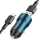 Автомобільний зарядний пристрій 18Вт QC3.0 USB Micro Borofone BZ19A Wisdom сапфірово-синій ABS полікарбонат - зображення 7