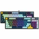 Ігрова клавіатура Fantech ATOM96 MK890V2 MIZU Red Switch USB RGB компактна 96 клавіш синя ABS пластик - зображення 2