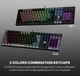 Ігрова клавіатура механічна Fantech ATOM104 MK886V2 Blue Switch RGB чорний сірий 104 кнопки USB - зображення 8