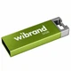 USB флешка 32 Гб Wibrand Chameleon светло зеленый металл и пластик для хранения данных - изображение 1