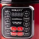 Мультиварка-скороварка Sokany 1000 Вт 5л красная антипригарное покрытие для приготовления домашних блюд - изображение 4