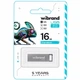 USB флешка Wibrand 16Гб USB 2.0 черный металл для хранения данных - изображение 2