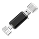 USB флешка 16 Гб Type C USB 2.0 серебро ABS пластик для хранения и переноса данных модель T&G 009 - изображение 6