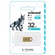Флешка USB 32Гб Wibrand Lynx серебро металл для хранения данных - изображение 7
