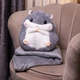 Мягкая игрушка-подушка Хомяк 3 в 1 с пледом 110×160 см (1839DABAD3C6) - изображение 2