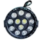 Світлодіодний LED прожектор 12W RGB для сценічного освітлення з DMX керуванням чорний - зображення 3