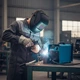 Зварювальний інвертор Vollyx VOL-MM-300 з цифровим дисплеєм та активним охолодженням 20-300А професійний для металевих робіт Синій - зображення 2