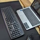 Клавіатура та миша Fantech KM100 USB мембранні 104 кнопки чорний для роботи та ігор - зображення 7
