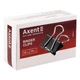 Біндер Axent 4408-A, 15 мм, 12 штук, чорний - изображение 1