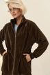 Парка із легкого вельвету Розмір XL-XXL (50-52) Коричневий - зображення 5