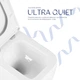 Унитаз подвесной Qtap Gemini Ultra Quiet 485×340×350 мм, White, с сиденьем Slim Duroplast / Soft-close / Quick Release - изображение 5