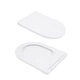 Унитаз напольный Qtap Evia Ultra Quiet 630×350×795 мм с сиденьем Soft-close, White QTEVI27W49258 - изображение 8