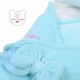 Конверт-ковдра з капюшоном Baby Veres ''Velour mint'' 80*80 - зображення 3