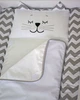 Сповивальный матрас Baby Veres (50*70) "Smiling Animals white-grey" - изображение 4