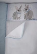 Cповивальний матрац Baby Veres (50*70) "Summer Bunny blue NEW" - зображення 2
