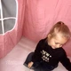 Детский вигвам игровой домик в комнату, текстильная палатка с окошком, складная конструкция на деревянном каркасе, портативный дом для игр Розовый, VGVM-026-Pink - изображение 8