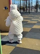Детский демисезонный комплект Polar Teddy: курточка, штанишки, шапочка молочний 98-104 см - изображение 4