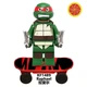 Набор коллекционных минифигурок «Черепашки-ниндзя на скейтах» (TMNT Set), 6 штук: Леонардо, Рафаэль, Микеланджело, Донателло - изображение 4