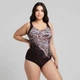Купальник слитный Z.Five 56661124 коричневый 56 (4XL) грудь 4D-5E-6F бедра 121-125 см - изображение 1