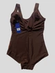 Купальник слитный Z.Five 56660128 коричневый 54 (3XL) грудь 2B-3C-4D бедра 116-120 см - изображение 4