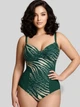 Купальник слитный Fuba 26009191 зеленый 56 (4XL) грудь 4D-5E бедра 121-125 см - изображение 1