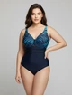 Купальник злитий Z.Five 56928151 синій 58 (5XL) груди 5E стегна 126-130 см - зображення 1