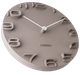 Zegar ścienny Karlsson On the edge 42 cm Beżowy (8714302579998) - obraz 2