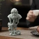 Чайная фигурка Бодхидхарма из зеленого песчаника, аксессуар Чашень для заваривания чая - изображение 2
