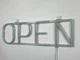 Неоновая вывеска Open 500x150 Голубой - изображение 6