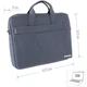 Сумка для ноутбука 15.6" COLORWAY Modern Navy (CW-LBM156-NV) - изображение 5