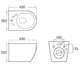 Комплект инсталляции Geberit Duofix с клавишей смыва DELTA01 Хром и подвесного унитаза Rivera Ronda Rimless с крышкой Soft Close + гигиенический душ Qtap (458.133.21.3/115.107.21.1/R0049RQS/QTINSVARCRMV01) - изображение 6