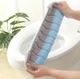 М'який чохол-грілка на сидіння унітазу Toilet Seat Cover Blue - зображення 4